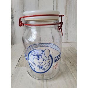 Vintage poppin' fresh Pillsbury Doughboy container jar home decor